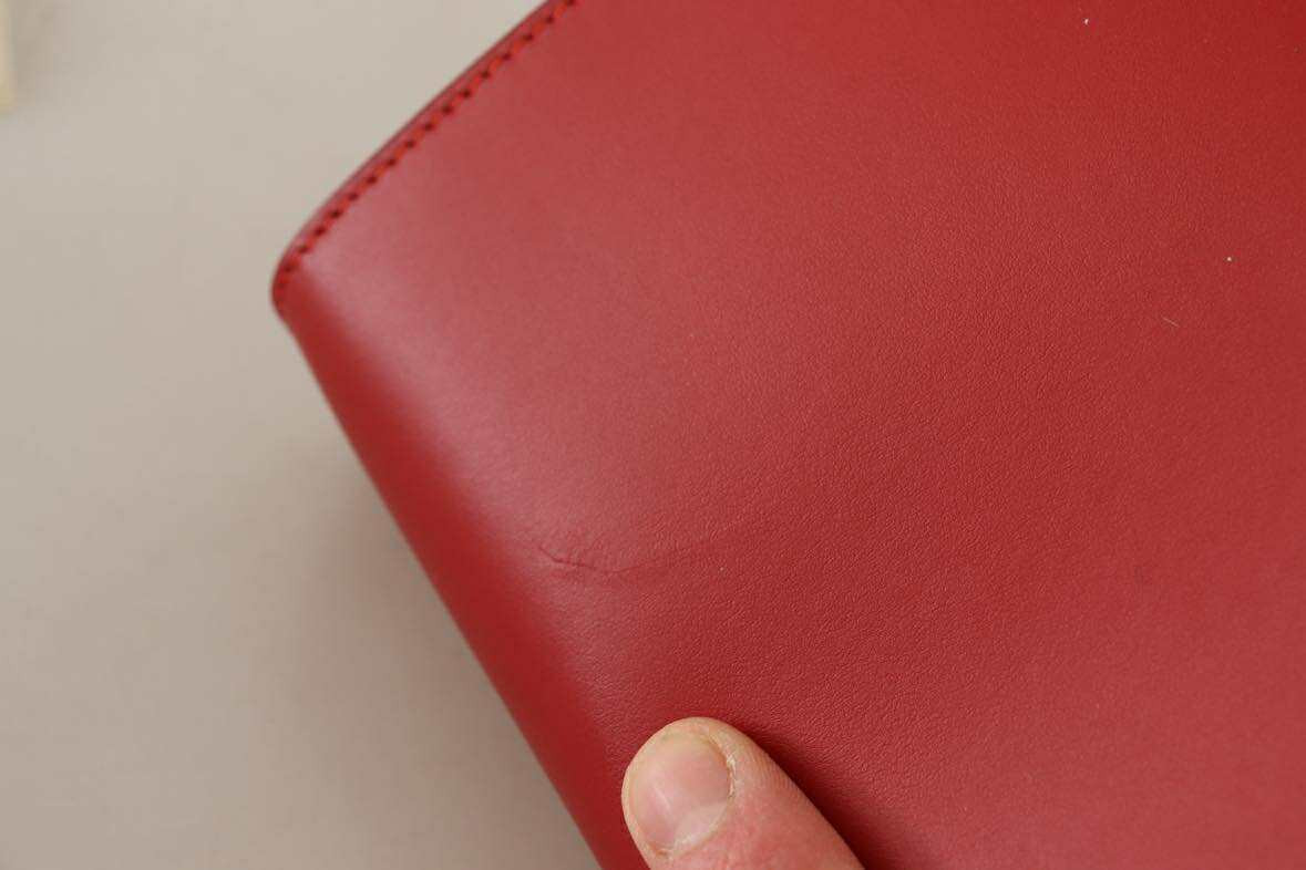 Crossbody Bag Dolce & Gabbana Red Leather Mini Crossbody Gold Hardware
