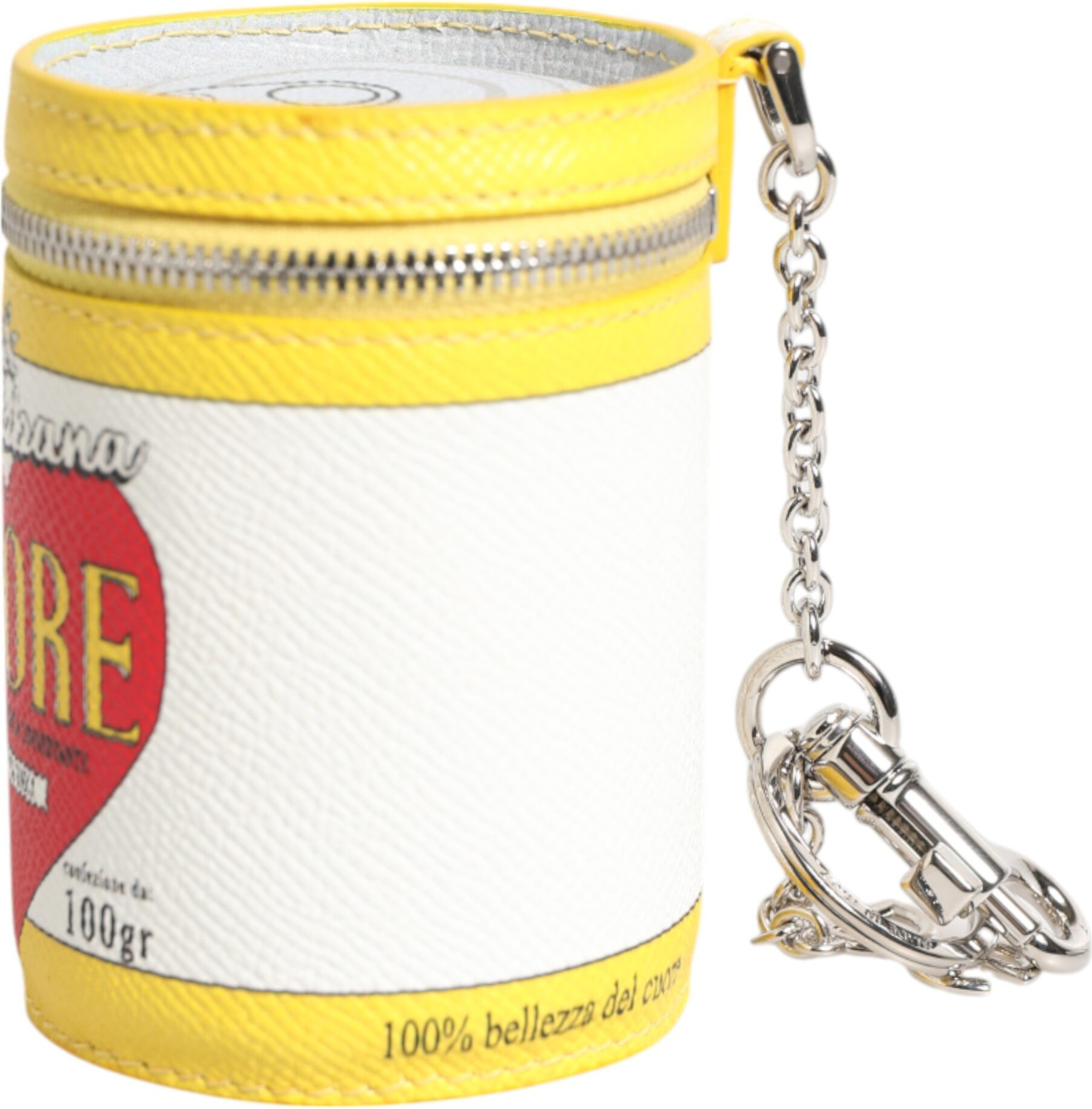 Keychain Dolce & Gabbana Amore Leather Multicolor Bag Charm Coin Case Keychain Keyring