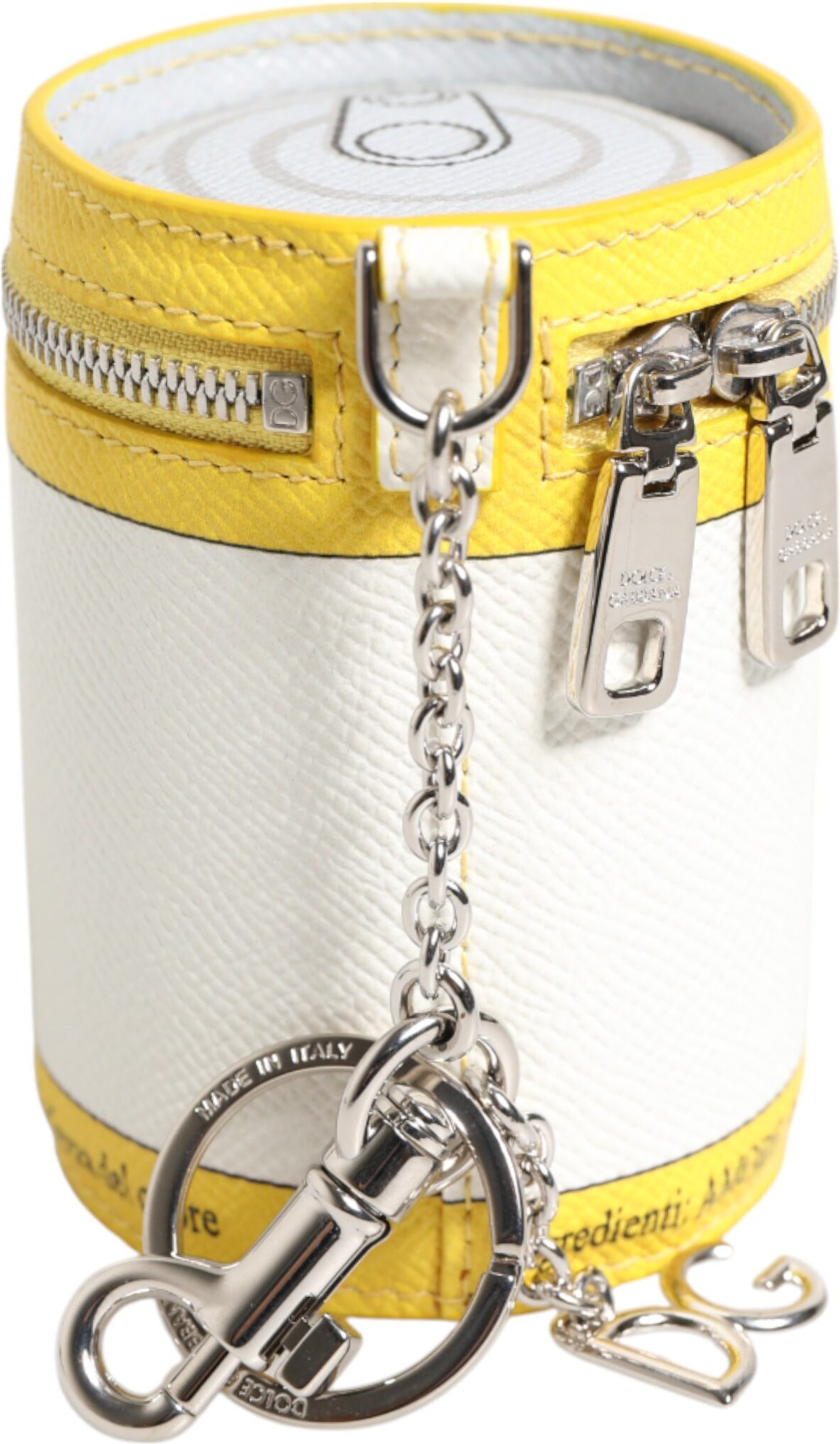 Keychain Dolce & Gabbana Amore Leather Multicolor Bag Charm Coin Case Keychain Keyring