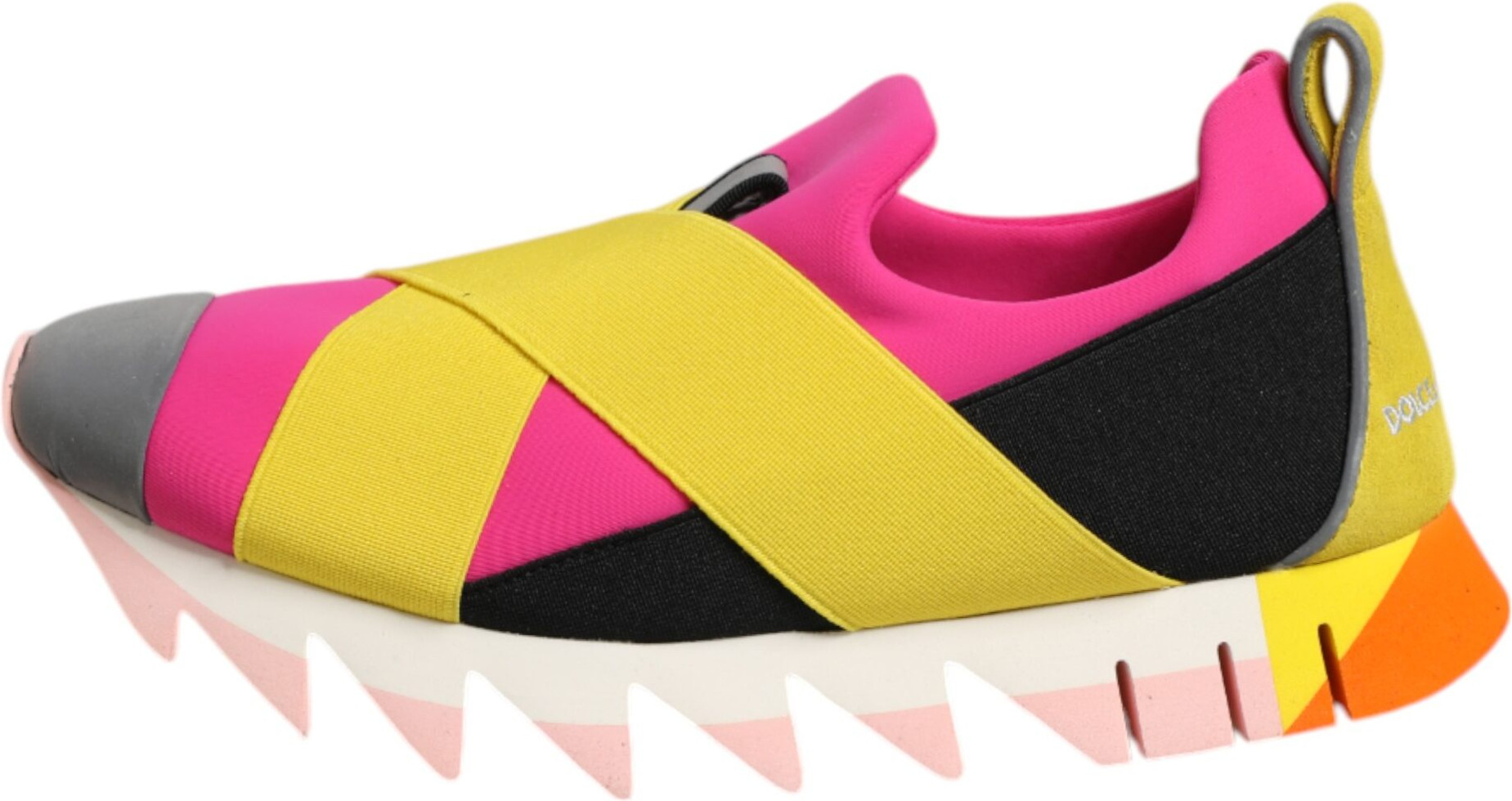 Dolce & Gabbana Multicolor Neoprene Elastic Ibiza Sneakers Shoes