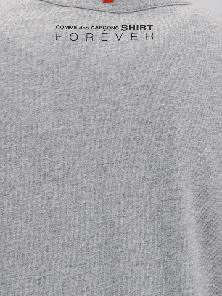 T-Shirt Comme Des Garcons Gray Cotton