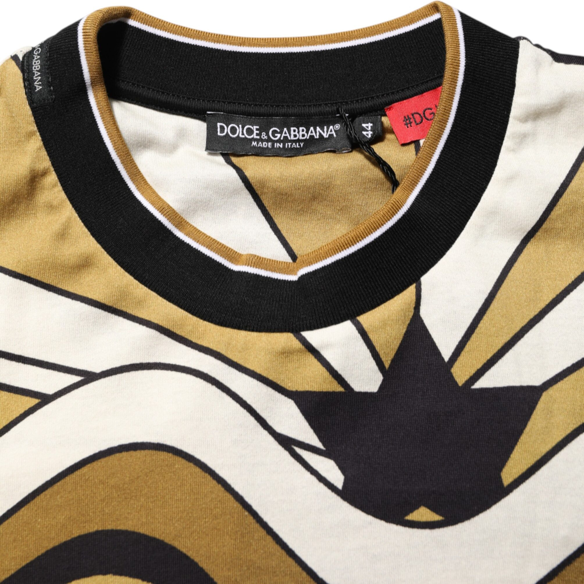 Dolce & Gabbana Multicolor Millennials Star CrewNeck futbolka
