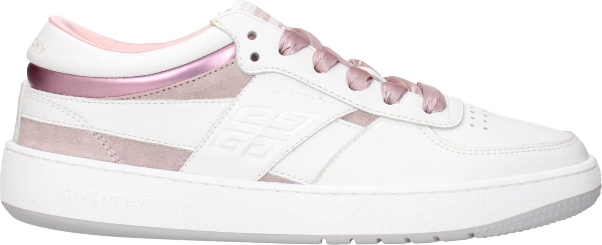 White Leather Low Top Sneakers Givenchy