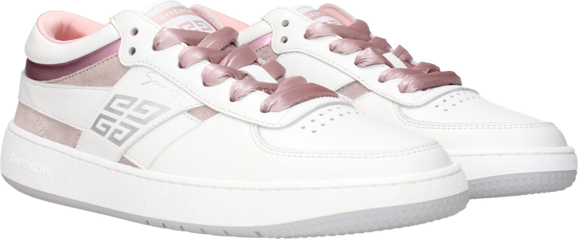 White Leather Low Top Sneakers Givenchy