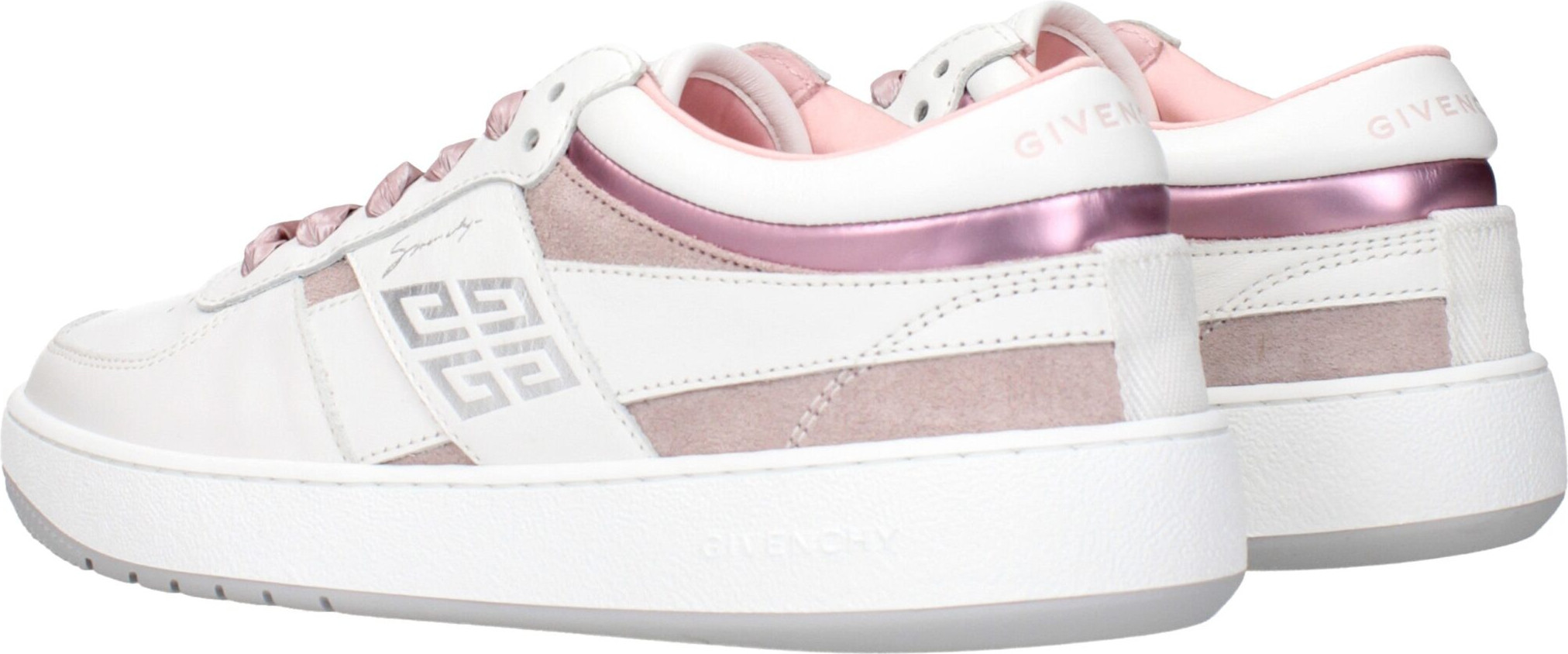 White Leather Low Top Sneakers Givenchy