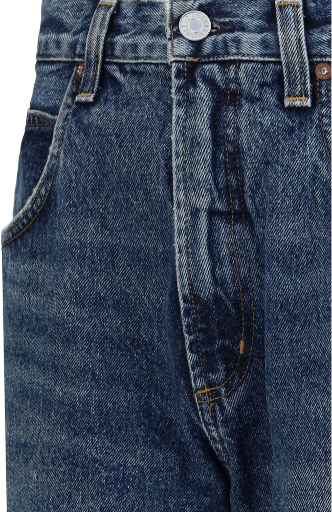 Blue Cotton Jeans Denim AGOLDE