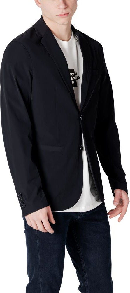 Armani Exchange Черный хлопковый блейзер