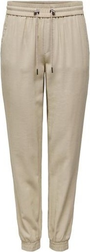 Pants ONLY Beige Viscose Casual Pants