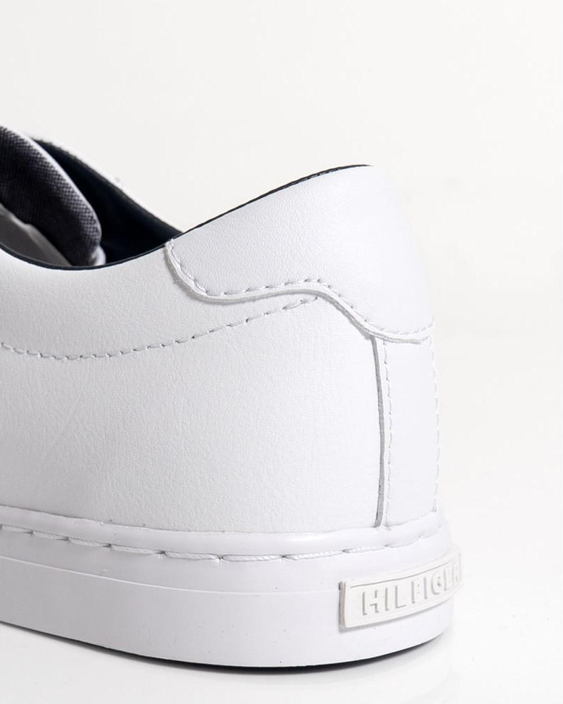 Белые кожаные кроссовки Tommy Hilfiger