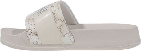 Белые полиэтиленовые шлепанцы слипоны ALVIERO MARTINI 1a CLASSE