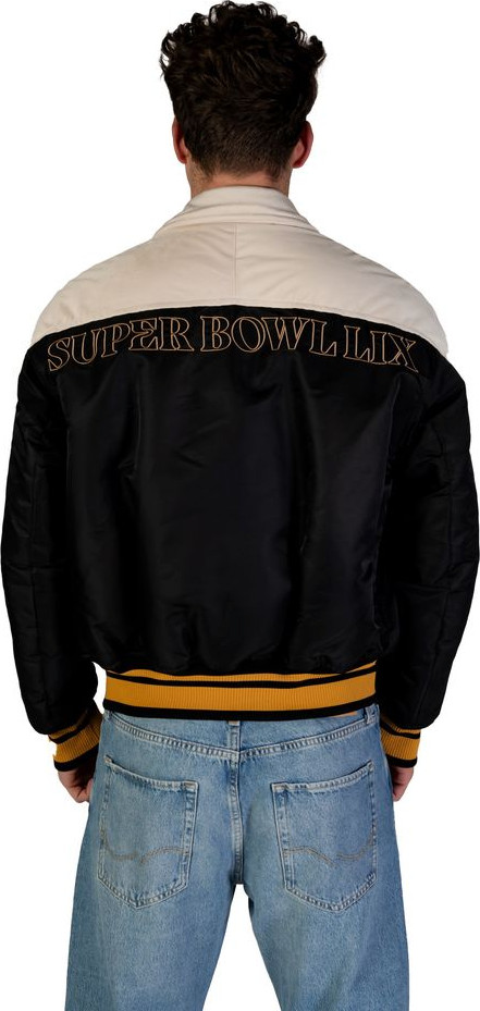Black Polyamide Bomber Hugo Boss