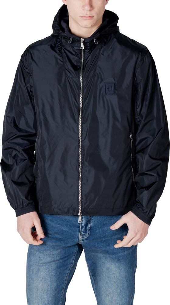 Куртка Armani Exchange синяя из полиамида