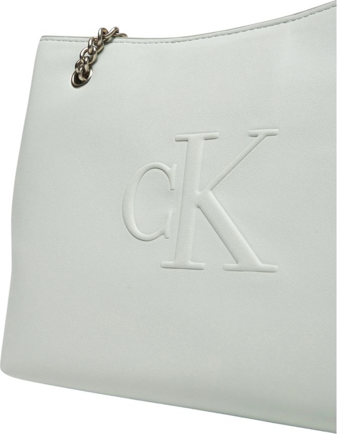 Handbag Calvin Klein Jeans SCULPTED CHAIN SHOULDER