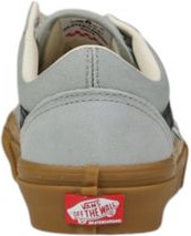 Кроссовки Vans Серые Замша Кожа Низкие