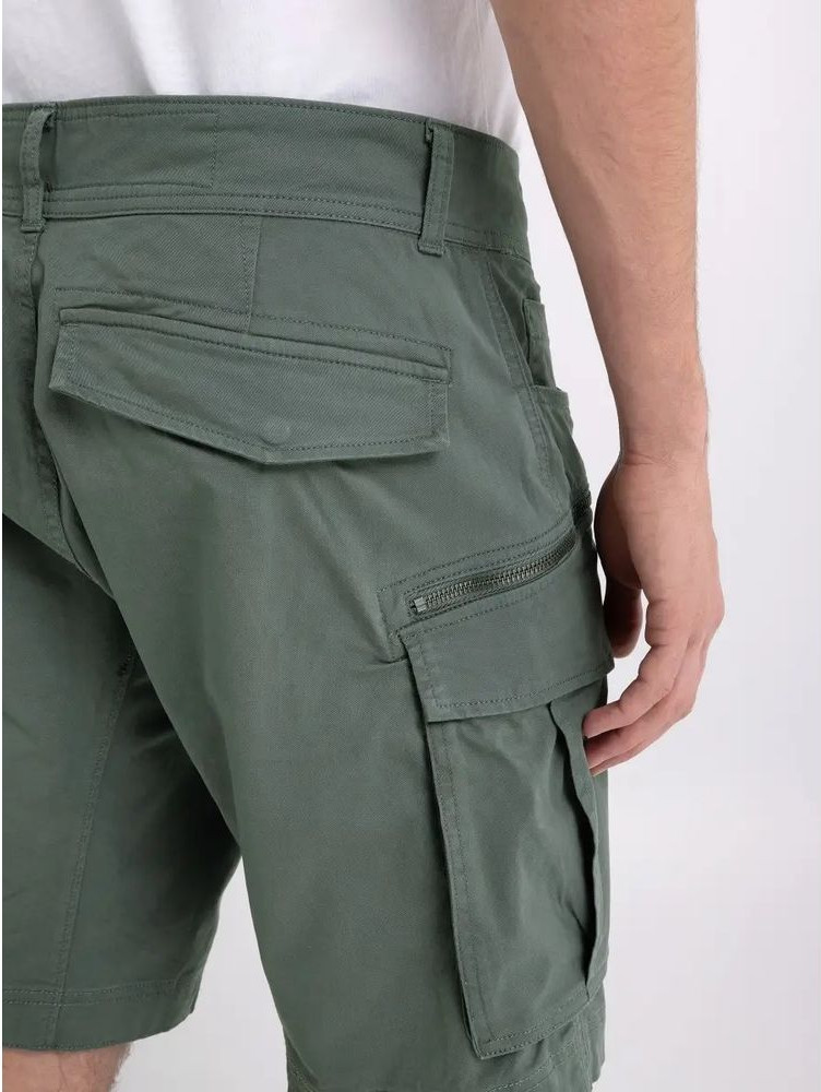 Bicolor Cotton Bermuda Shorts Replay