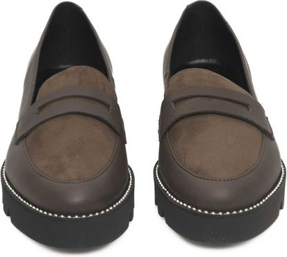 Brown Cowhide Women Loafer CERRUTI 1881