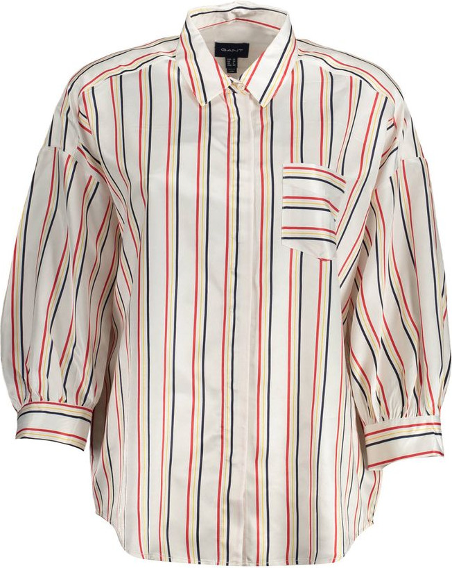 White Viscose Shirt Gant
