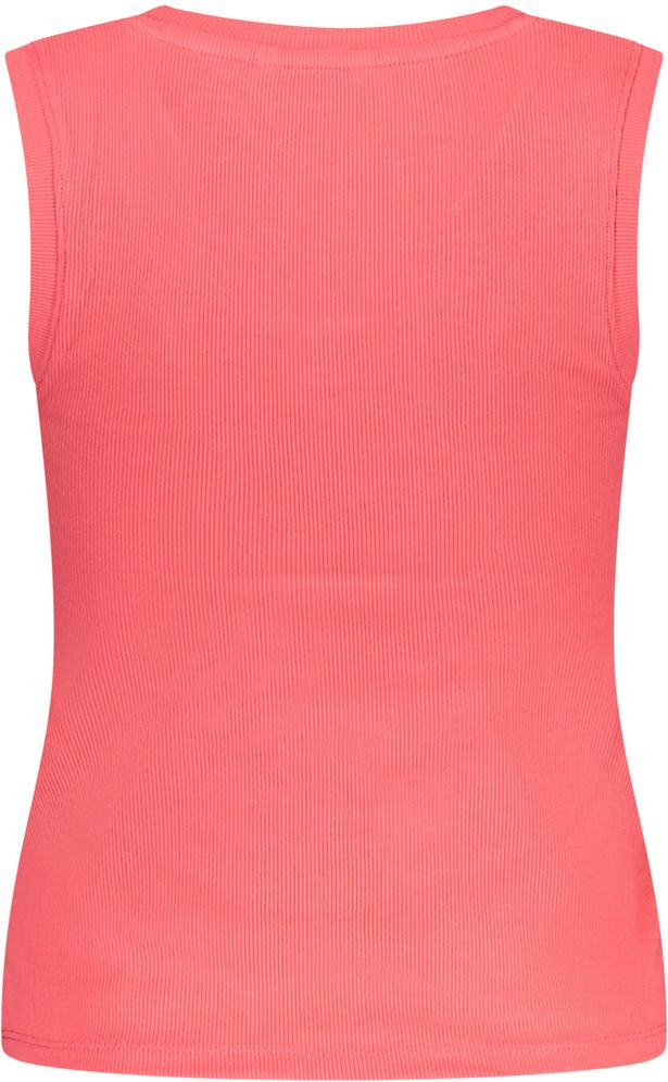 Pink Cotton Tank Top Tommy Hilfiger