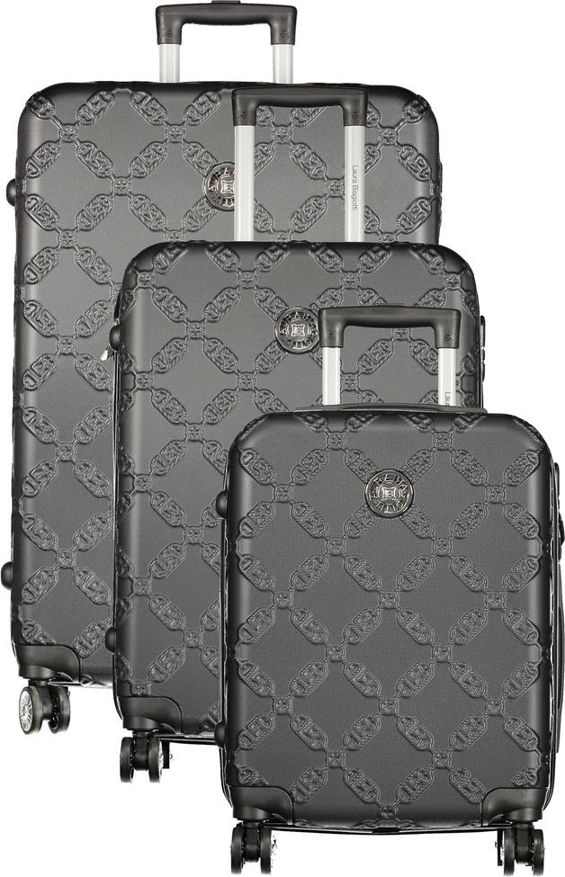 Laura Biagiotti Luggage Set Qora Polietilen