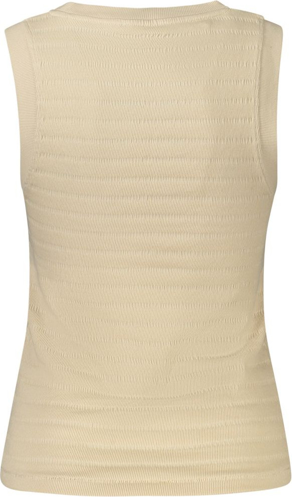 Beige Cotton Tank Top Guess Shoes