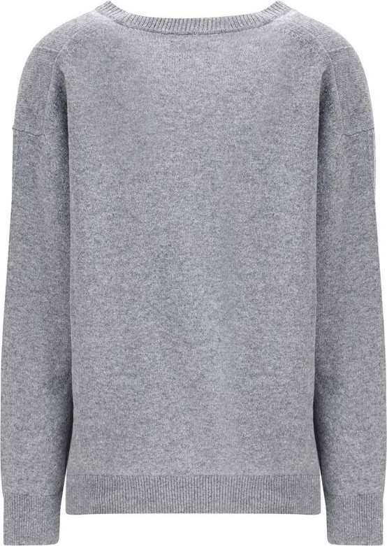 Серый шерстяной свитшот Jil Sander