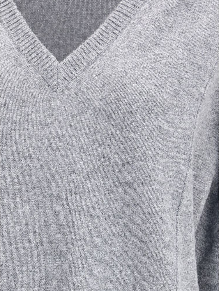 Серый шерстяной свитшот Jil Sander