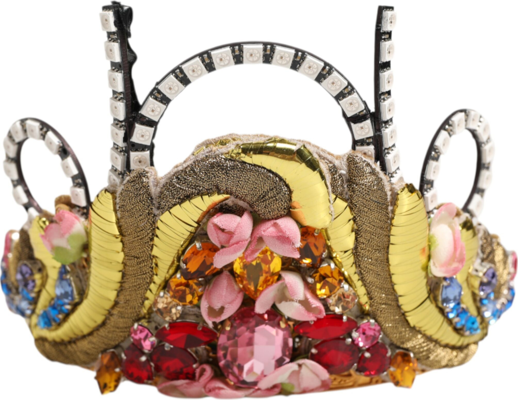 Tiara Dolce & Gabbana Oltin Mis Kristalli Bezovtalangan Bosha Uzuk