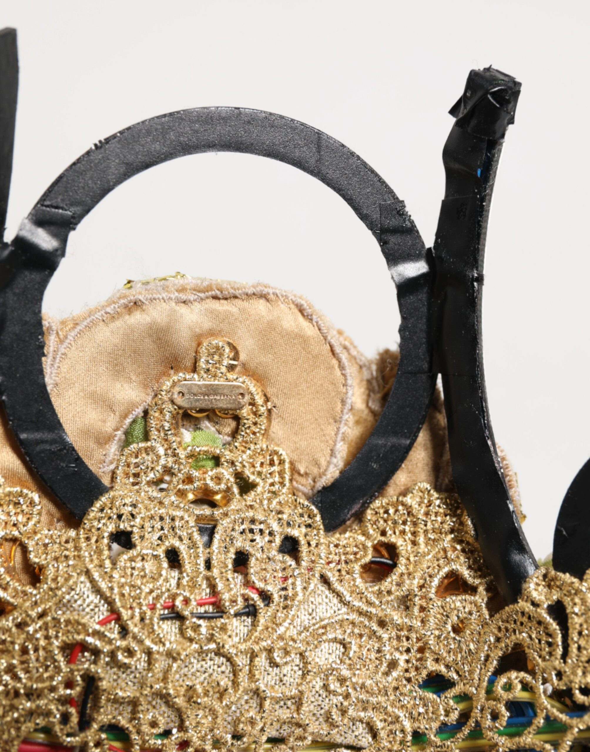 Tiara Dolce & Gabbana Oltin Mis Kristalli Bezovtalangan Bosha Uzuk