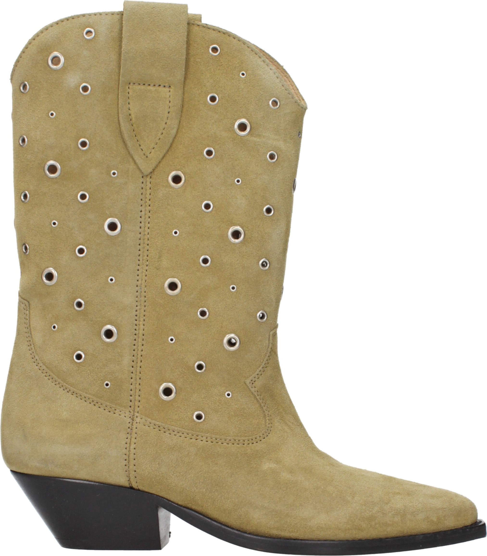Ботильоны Isabel Marant из бежевой кожи