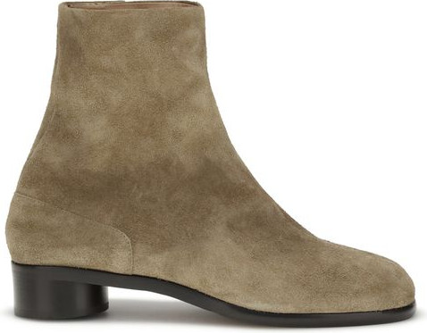 Ботильоны Maison Margiela из бежевой кожи