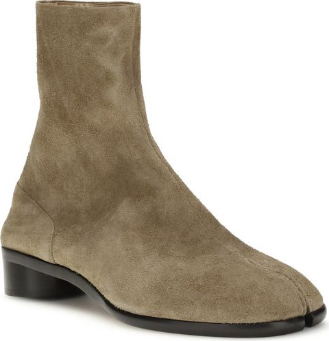 Ботильоны Maison Margiela из бежевой кожи