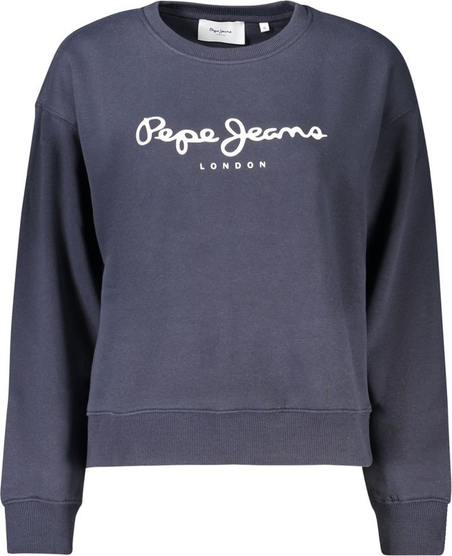 Синяя хлопковая толстовка Pepe Jeans
