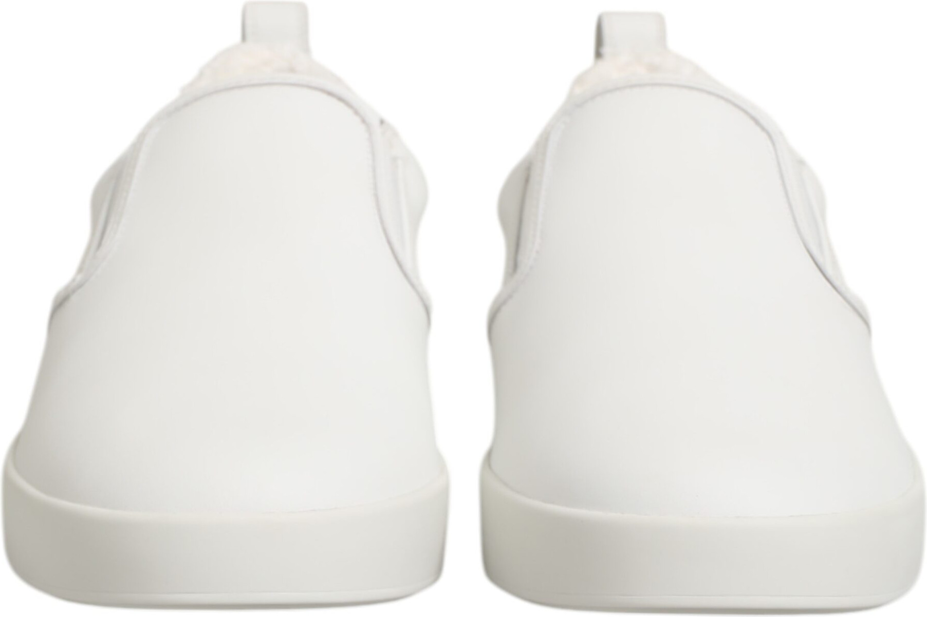 Low Top Sneakers White Leather Dolce & Gabbana
