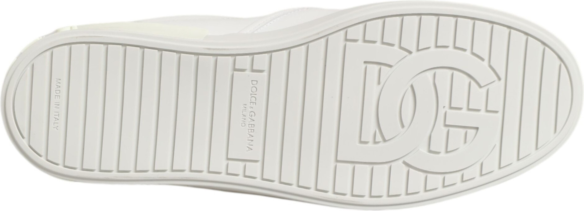 Low Top Sneakers White Leather Dolce & Gabbana