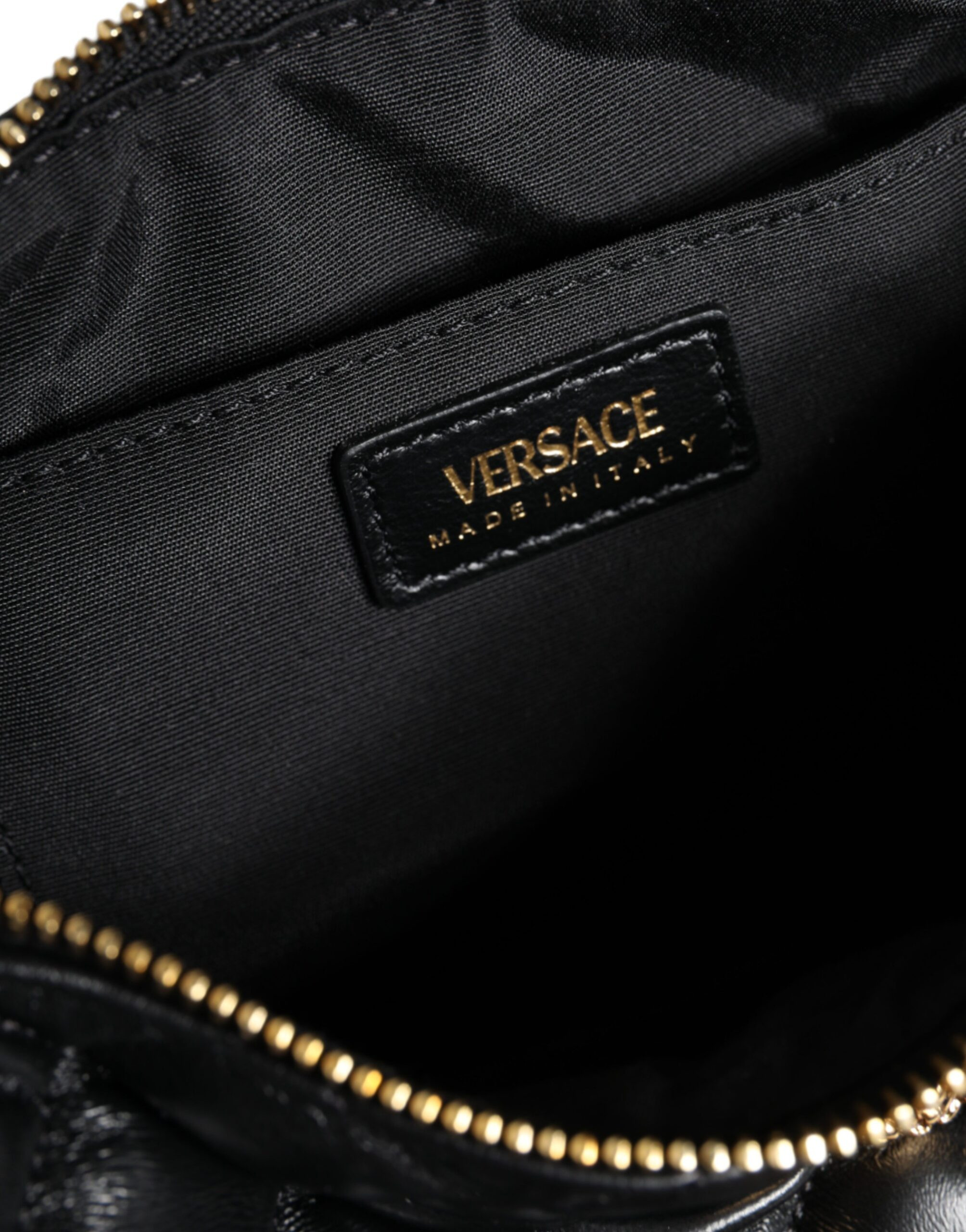 Crossbody Bag Versace Mini Quilted Lambskin Leather