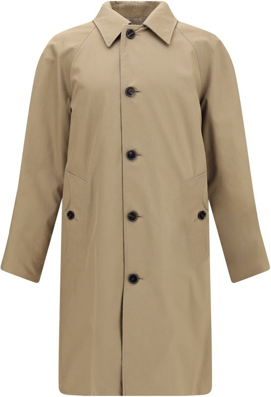Jigarrang Paxta Burberry Palto