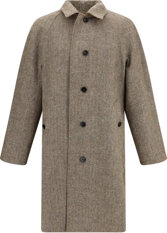 Jigarrang Paxta Burberry Palto