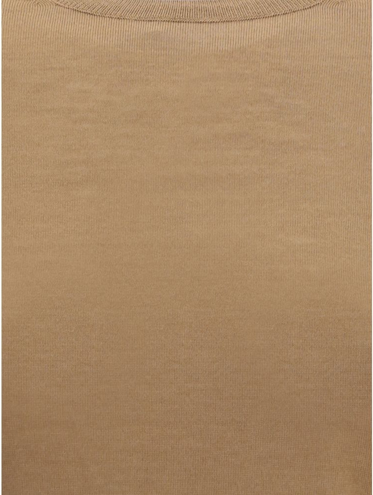 Brown Fleece Wool Top Max Mara