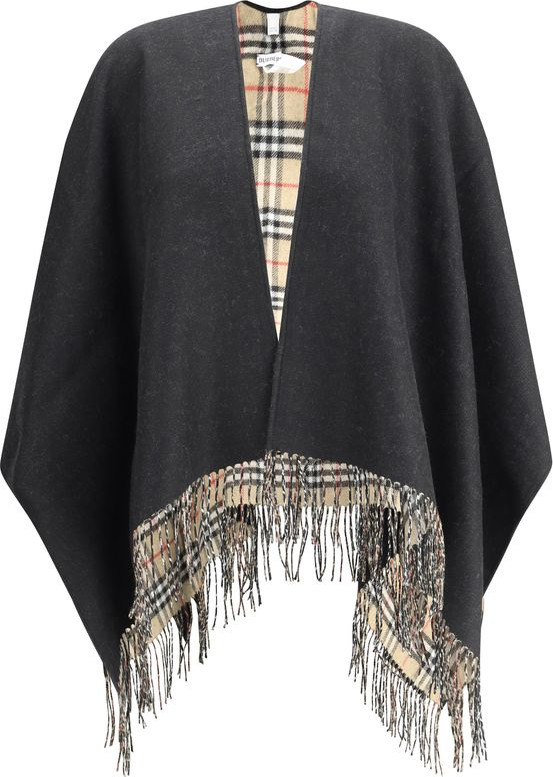 Шерстяное пончо Burberry