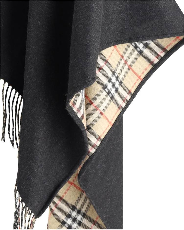 Шерстяное пончо Burberry