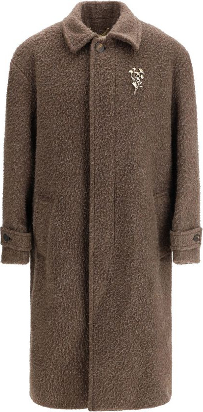 Brown Viscose Coat