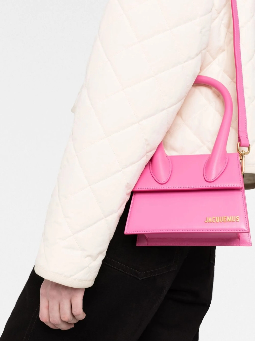 Bag Jacquemus Pink Le Chiquito Moyen