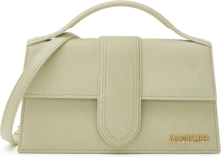 Jacquemus sumkasi, bej, teksturali, Le Grand Bambino