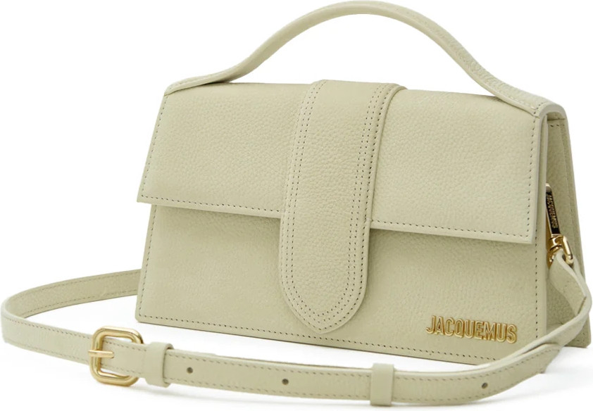 Jacquemus sumkasi, bej, teksturali, Le Grand Bambino