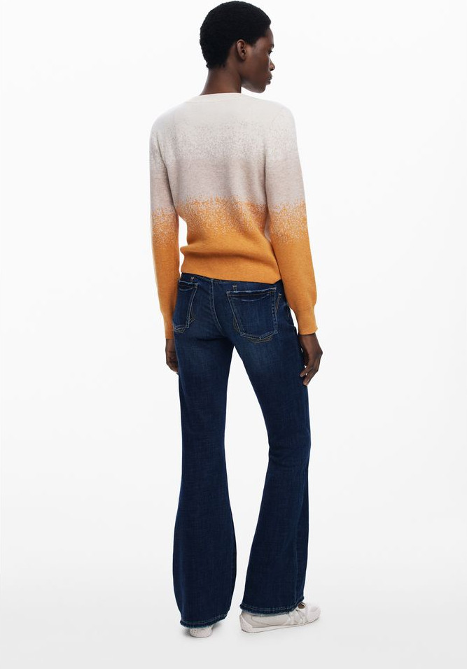 Beige Wool Sweater Desigual