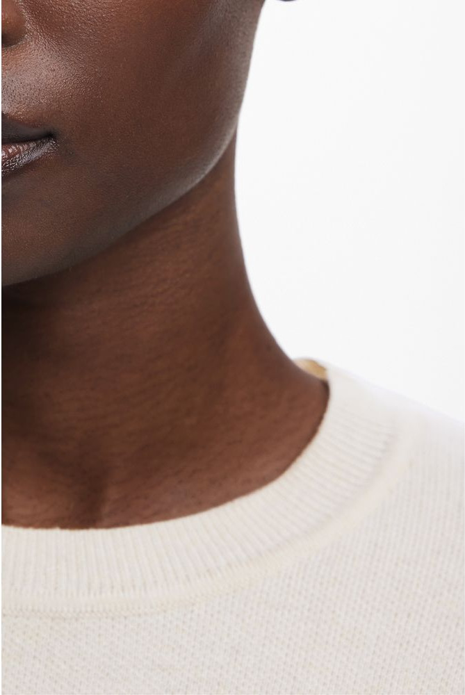 Beige Wool Sweater Desigual