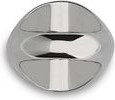 Silver Metal Ring MM6