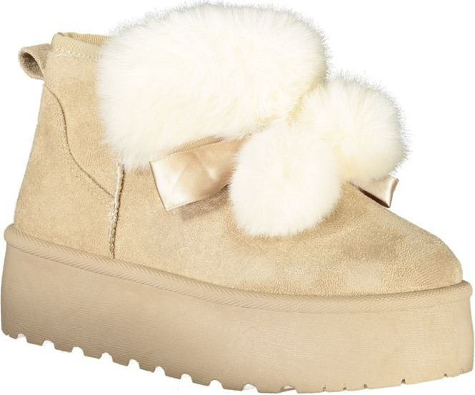 Boot Laura Biagiotti Beige Polyester Women