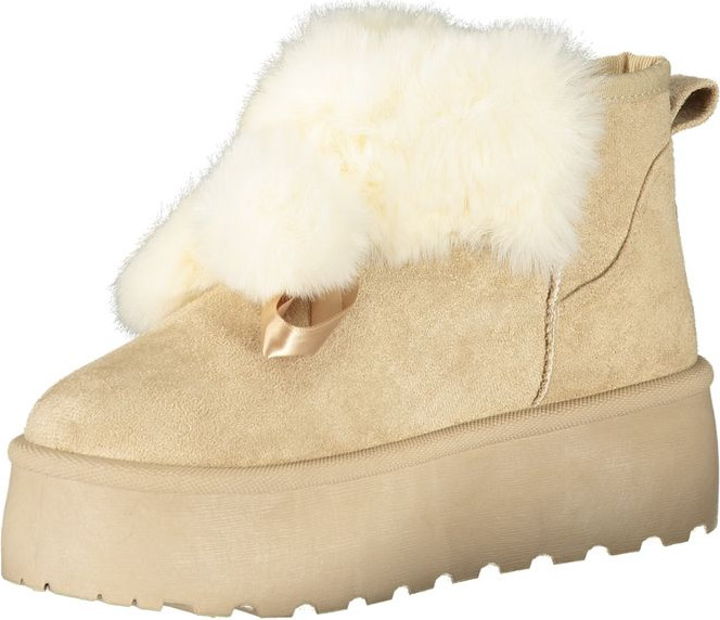 Boot Laura Biagiotti Beige Polyester Women