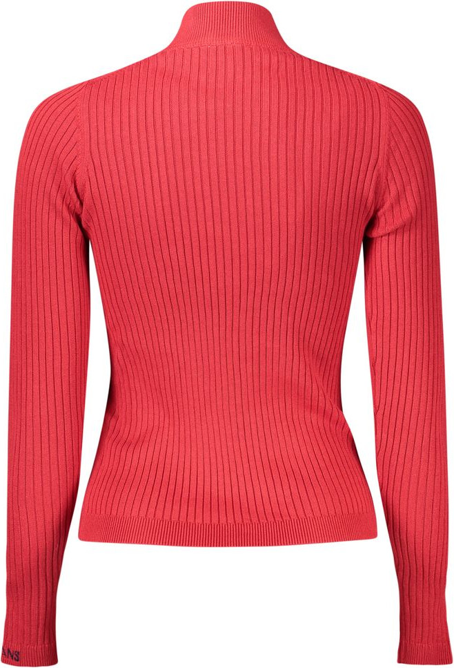 Red Cotton Women Sweater